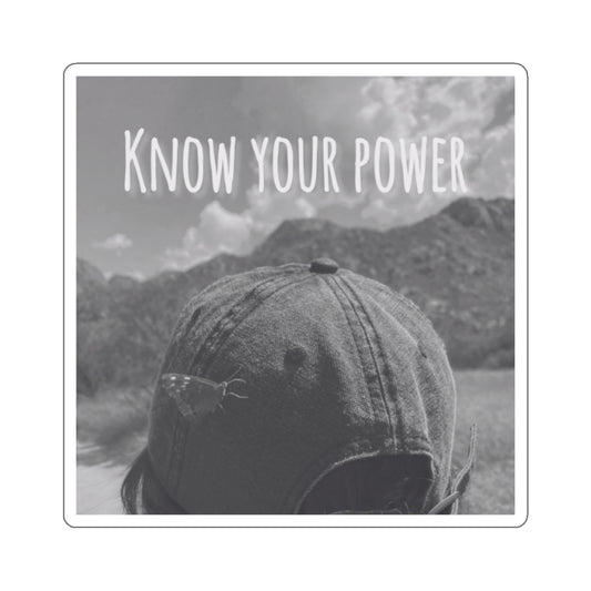 Know Your Power Affirmation Sticker