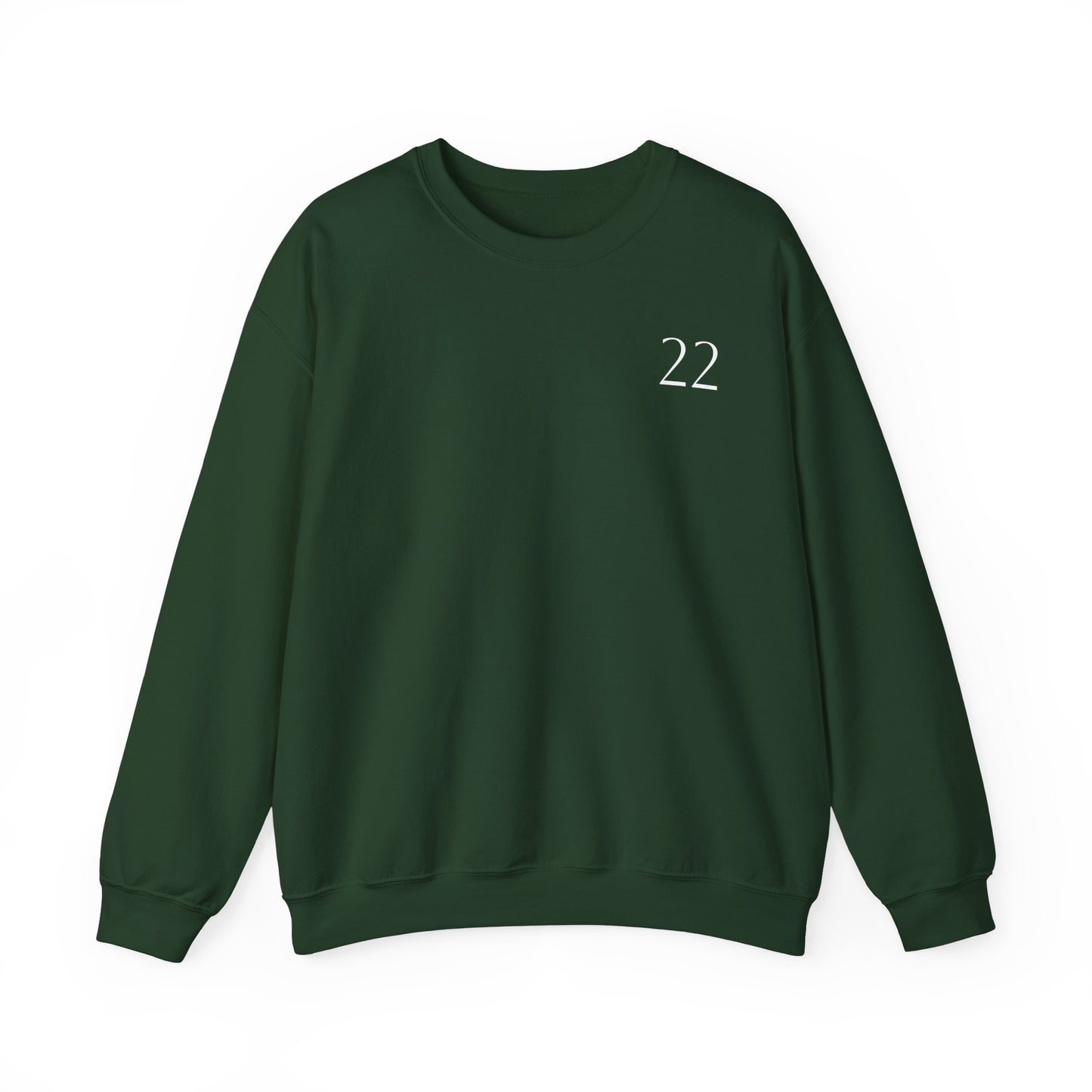 Numerology Master Number 22 Sweatshirt *White Text*