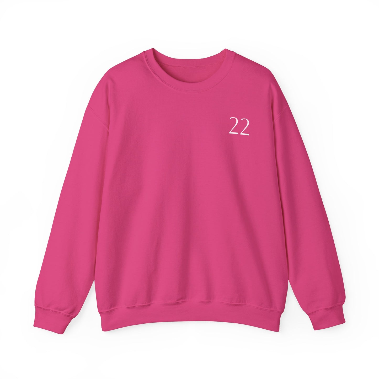 Numerology Master Number 22 Sweatshirt *White Text*